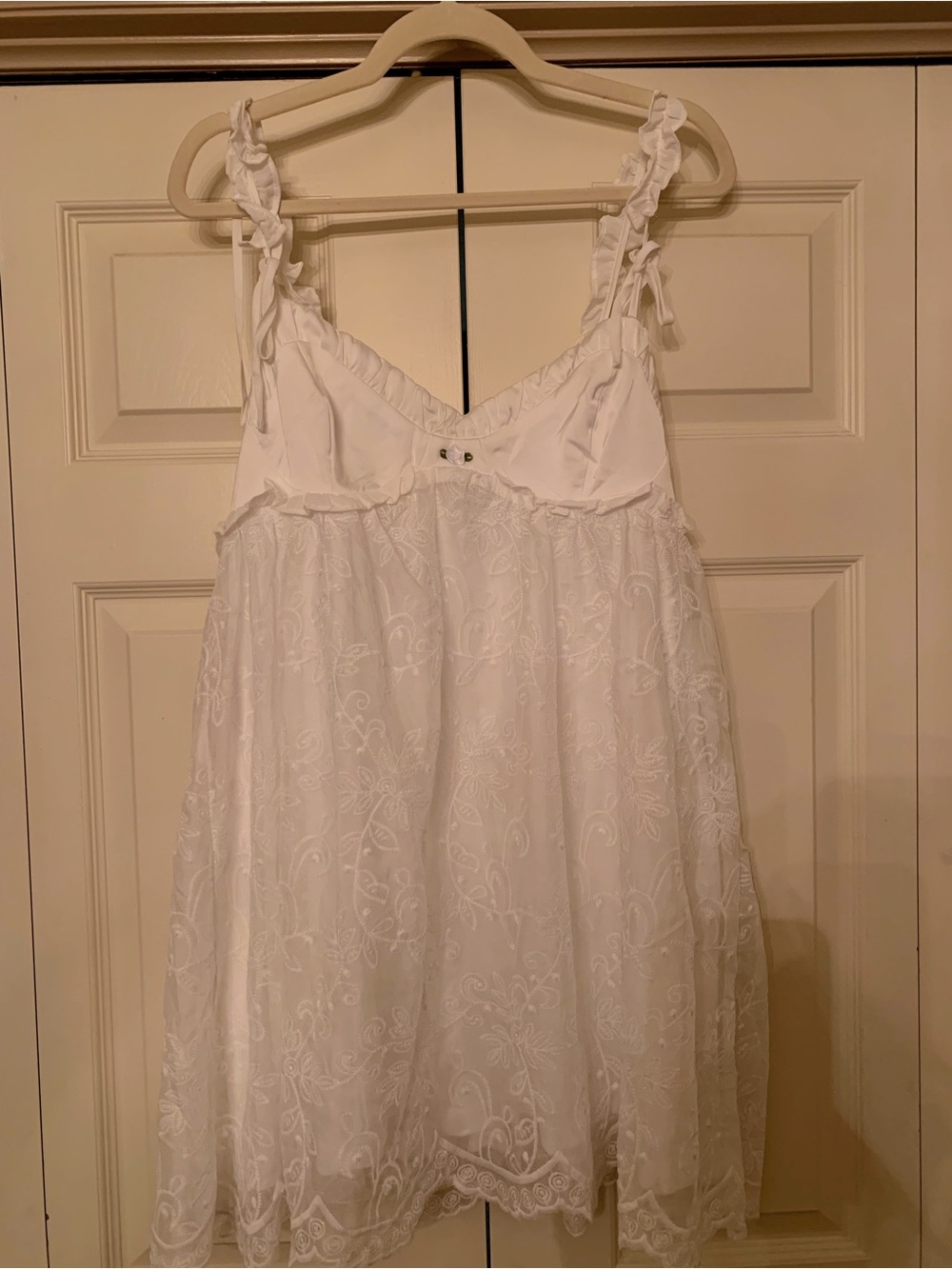 NWT B. right White Lace Babydoll Dress